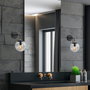 Opviq Horn - 12218 Aplique de Pared Negro y Dorado